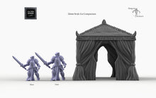 Load image into Gallery viewer, Desert Bazaar Tent - 15mm 28mm 32mm Empire of Scorching Sands Wargaming Terrain D&amp;D, DnD