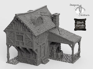Blacksmith - 15mm 28mm 32mm City of Tarok Wargaming Terrain Scatter D&D DnD