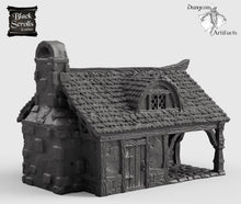 Load image into Gallery viewer, Cottage - 15mm 28mm 32mm City of Tarok Wargaming Terrain Scatter D&amp;D DnD