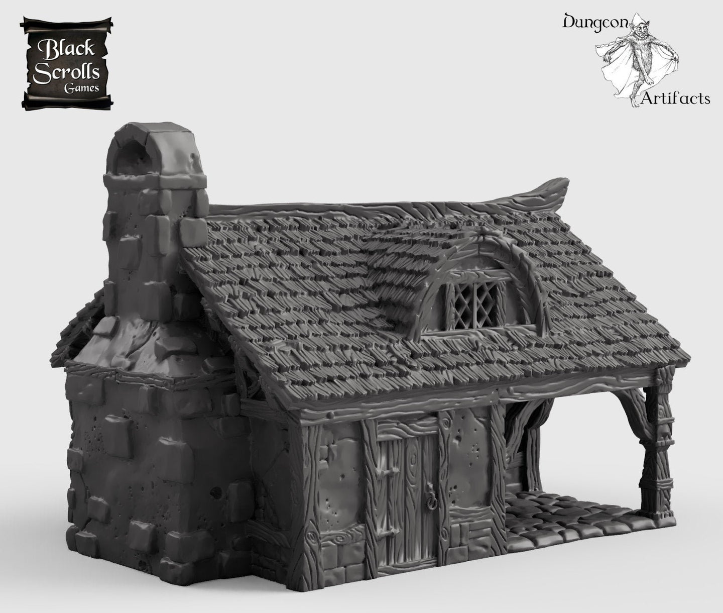 Cottage - 15mm 28mm 32mm City of Tarok Wargaming Terrain Scatter D&D DnD