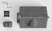 Load image into Gallery viewer, Cottage and Bakery - 15mm 28mm 32mm City of Tarok Wargaming Terrain Scatter D&amp;D DnD