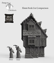 Load image into Gallery viewer, Medieval Home - 15mm 28mm 32mm City of Tarok Wargaming Terrain Scatter D&amp;D DnD