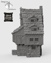 Load image into Gallery viewer, Medieval Home - 15mm 28mm 32mm City of Tarok Wargaming Terrain Scatter D&amp;D DnD