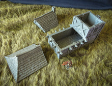 Load image into Gallery viewer, Small House - 15mm 28mm 32mm City of Tarok Wargaming Terrain Scatter D&amp;D DnD