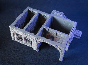 Prison - 15mm 28mm 32mm City of Tarok Jail Wargaming Terrain Scatter D&D DnD