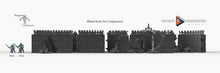 Load image into Gallery viewer, Modular Wall Set - 28mm 32mm Wightwood Abbey Wargaming Tabletop Scatter Miniatures Terrain D&amp;D, DnD