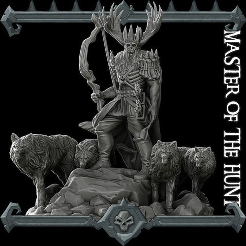 Master of the Hunt - Wargaming Miniatures Wild Hunt Monster Rocket Pig Games D&D, DnD