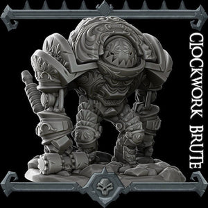 Clockwork Brute - Wargaming Miniatures Monster Rocket Pig Games D&D, DnD