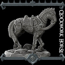Load image into Gallery viewer, Clockwork Horse - Wargaming Miniatures Monster Rocket Pig Games D&amp;D, DnD