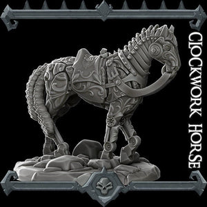 Clockwork Horse - Wargaming Miniatures Monster Rocket Pig Games D&D, DnD