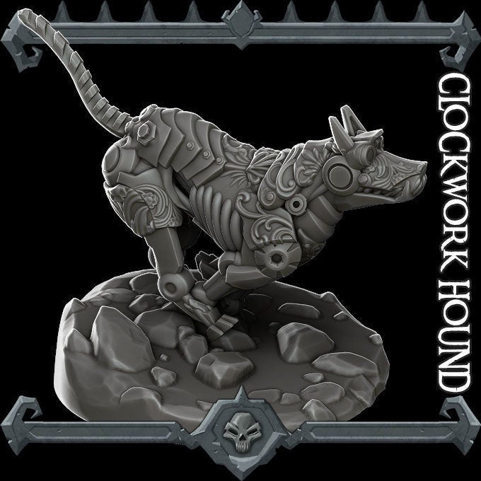 Clockwork Hound - Wargaming Miniatures Monster Rocket Pig Games