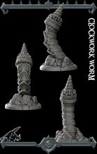 Load image into Gallery viewer, Clockwork Worm - Wargaming Miniatures Monster Rocket Pig Games D&amp;D, DnD
