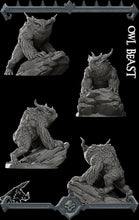 Load image into Gallery viewer, Owl Beast / Owl Bear - Wargaming Miniatures Monster Rocket Pig Games D&amp;D DnD Owlbeast Owlbear