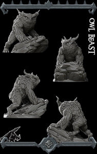 Owl Beast / Owl Bear - Wargaming Miniatures Monster Rocket Pig Games D&D DnD Owlbeast Owlbear