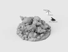 Load image into Gallery viewer, Dreg Rat Swarm - Wargaming Miniatures Monster Rocket Pig Games D&amp;D, DnD