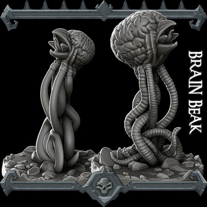 Brain Beak - Wargaming Miniatures Monster Rocket Pig Games D&D, DnD