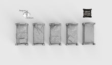 Load image into Gallery viewer, RPG Bed Set - 28mm 32mm City of Tarok Wargaming Terrain Scatter D&amp;D DnD
