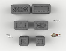 Load image into Gallery viewer, Sci-Fi Scatter Containers - 15mm 28mm 32mm Dragon&#39;s Rest Wargaming Terrain D&amp;D DnD