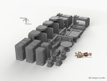 Load image into Gallery viewer, Sci-Fi Barracks Furniture Set - 28mm 32mm Dragon&#39;s Rest Wargaming Terrain Scatter D&amp;D DnD