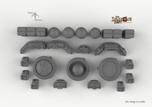 Load image into Gallery viewer, Sci-Fi Headquarters Set - 28mm 32mm Dragon&#39;s Rest HQ Wargaming Terrain Scatter D&amp;D DnD