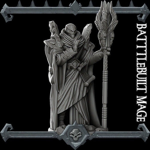 Battlebuilt Mage - Wargaming Miniatures Monster Rocket Pig Games D&D, DnD