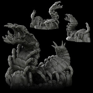 Chitterworm - Wargaming Miniatures Monster Rocket Pig Games D&D, DnD