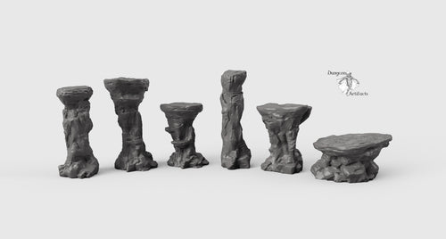 Rock Platforms - Wargaming Miniatures Monsters D&D, DnD