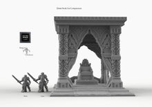 Load image into Gallery viewer, Ornate Throne Dais - 28mm 32mm Empire of Scorching Sands Wargaming Terrain D&amp;D, DnD