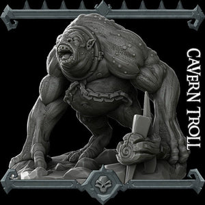 Cavern Troll - Wargaming Miniatures Monster Rocket Pig Games D&D, DnD