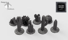 Load image into Gallery viewer, Cacti and Desert Plants - 28mm 32mm Empire of Scorching Sands Wargaming Terrain D&amp;D, DnD