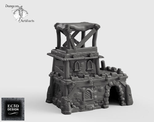 Large Desert House B - 15mm 28mm 32mm Empire of Scorching Sands Wargaming Terrain D&D, DnD