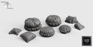Cushion Set - 28mm 32mm Empire of Scorching Sands Wargaming Terrain D&D, DnD