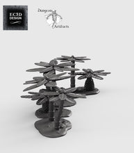 Load image into Gallery viewer, Palm Trees - 15mm 28mm 32mm Empire of Scorching Sands Wargaming Terrain D&amp;D, DnD