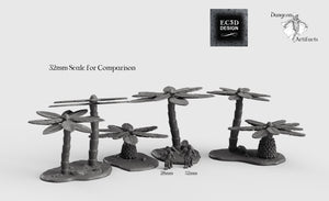 Palm Trees - 15mm 28mm 32mm Empire of Scorching Sands Wargaming Terrain D&D, DnD