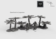 Load image into Gallery viewer, Palm Trees - 15mm 28mm 32mm Empire of Scorching Sands Wargaming Terrain D&amp;D, DnD