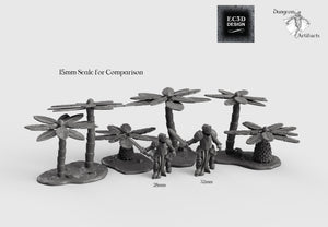 Palm Trees - 15mm 28mm 32mm Empire of Scorching Sands Wargaming Terrain D&D, DnD