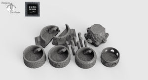 Tower of the Serpent - 15mm 28mm 32mm Empire of Scorching Sands Wargaming Terrain D&D, DnD