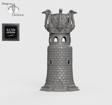 Load image into Gallery viewer, Tower of the Serpent - 15mm 28mm 32mm Empire of Scorching Sands Wargaming Terrain D&amp;D, DnD