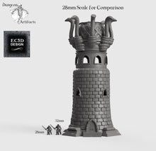 Load image into Gallery viewer, Tower of the Serpent - 15mm 28mm 32mm Empire of Scorching Sands Wargaming Terrain D&amp;D, DnD