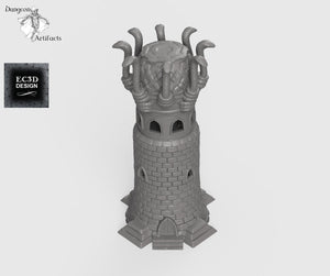Tower of the Serpent - 15mm 28mm 32mm Empire of Scorching Sands Wargaming Terrain D&D, DnD