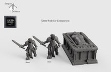 Load image into Gallery viewer, Egyptian Sarcophagus - 28mm 32mm Empire of Scorching Sands Wargaming Terrain D&amp;D, DnD