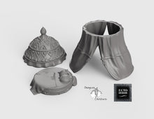 Load image into Gallery viewer, Sultan Bed - 28mm 32mm Empire of Scorching Sands Wargaming Terrain D&amp;D, DnD