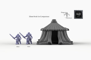 Medium Desert Tent - 15mm 28mm 32mm Empire of Scorching Sands Wargaming Terrain D&D, DnD