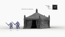 Load image into Gallery viewer, Large Desert Tent - 15mm 28mm 32mm Empire of Scorching Sands Wargaming Terrain D&amp;D, DnD