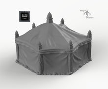 Load image into Gallery viewer, Large Desert Tent - 15mm 28mm 32mm Empire of Scorching Sands Wargaming Terrain D&amp;D, DnD