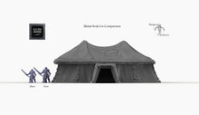 Load image into Gallery viewer, Grand Desert Tent - 15mm 28mm 32mm Empire of Scorching Sands Wargaming Terrain D&amp;D, DnD