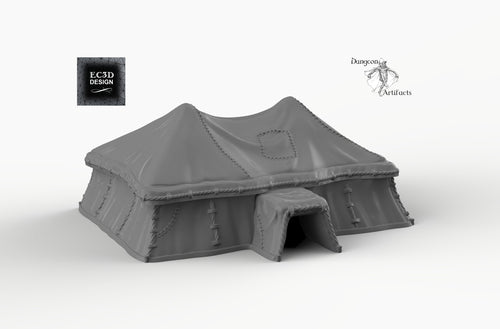 Grand Desert Tent - 15mm 28mm 32mm Empire of Scorching Sands Wargaming Terrain D&D, DnD