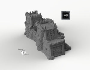 Desert Outpost - 15mm 28mm 32mm Empire of Scorching Sands Wargaming Terrain D&D, DnD