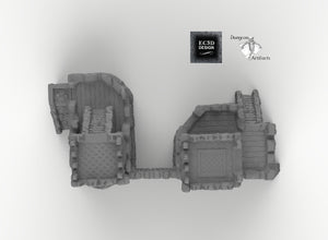 Desert Outpost - 15mm 28mm 32mm Empire of Scorching Sands Wargaming Terrain D&D, DnD