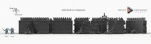 Load image into Gallery viewer, Modular Wall Set - 28mm 32mm Wightwood Abbey Wargaming Tabletop Scatter Miniatures Terrain D&amp;D, DnD